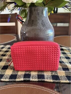 Pink Studded Small Cosmetic Bag